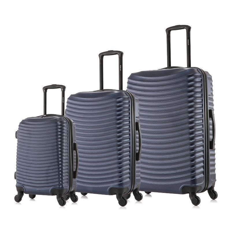 DUKAP Adly Lightweight Hardside Checked Spinner Luggage Set 3pc, 3 of 9