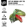 Joyfy 3.6 FT Halloween Inflatable Outdoor Decorations, Animated Dinosaur Trunk or Treat Car Inflatable with LEDs for Halloween Party Yard Decoration - 2 of 4
