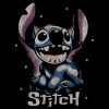 Boy's Lilo & Stitch Distressed Airbrushed Stitch Portrait T-Shirt - 2 of 4