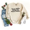 Simply Sage Market Women's Graphic Sweatshirt Dear Santa Bring Me More Dogs Wavy - 3 of 4