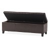 CAVINAS 51.25" Storage Ottoman Bench with Hidden Storage,Plush Footstool  with Soft-Close Hinges, Storage Bench for Living Room,Entryway - 2 of 4