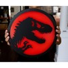 Ukonic Jurassic Park T-Rex Logo LED Wall Light Sign | 12 Inches Tall - 3 of 4