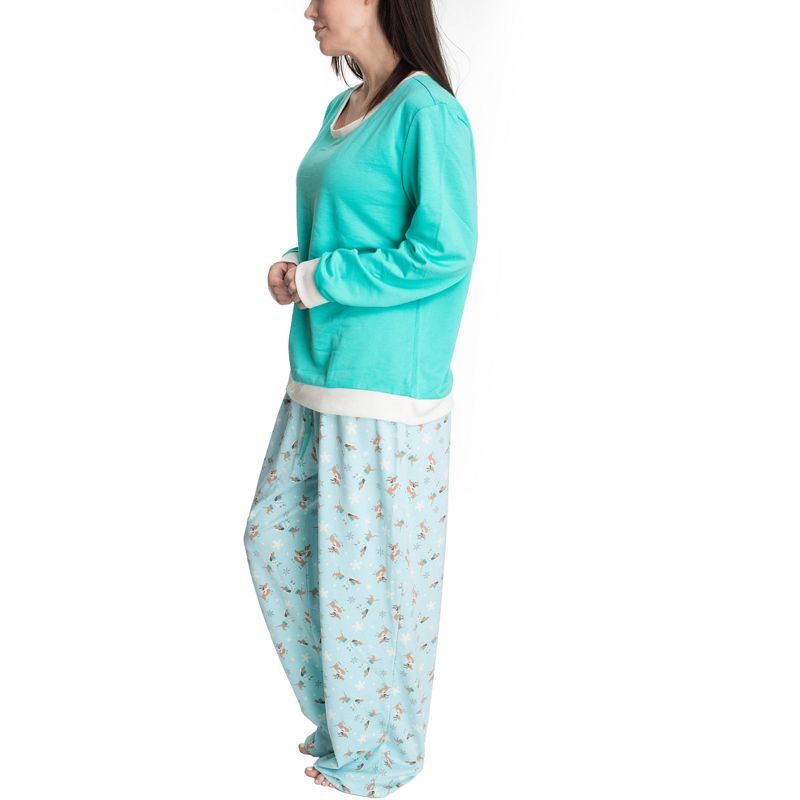 Hanes Womens Holiday Hibernation Pajama Set, 4 of 5