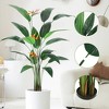Artificial Bird of Paradise Tree, Fake Palm Plant with Trunks and Flowers, Indoor Outdoor Decor for Home Office, Green - 4 of 4