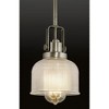 Progress Lighting Archie 1-Light Mini-Pendant, Polished Chrome, Prismatic Glass Shade - 3 of 3