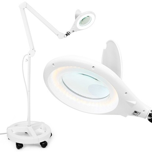 Floor standing LED Magnifying Lamp Adjustable Magnifying Lamp For