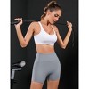 Clearlove Women’s Ruched Butt Lifting Shorts High Waisted Tummy Control Workout Shorts for Yoga Athletic Cycling - 2 of 4