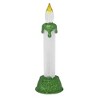 Kurt Adler Battery Operated Light-Up LED Glittered Candles, Pack of ONE, Assorted Colors - 4 of 4