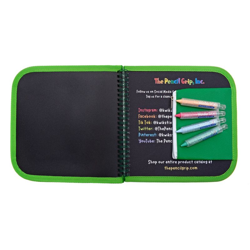 The Pencil Grip™ Daily Doodler Reusable Activity Book- Travel Cover, Includes 4 Wonder Stix, 5 of 8