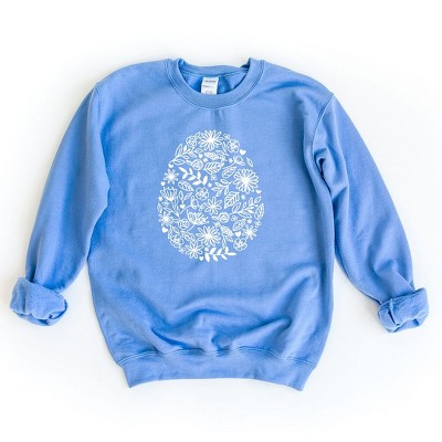 Simply Sage Market Women's Graphic Sweatshirt Flower Egg