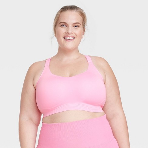 Women's Sculpt High Support Embossed Sports Bra - All In Motion™ Pink 2x :  Target