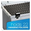 Pendaflex Portable File Boxes, Letter Files, 13.88" x 14" x 11.13", Granite - 4 of 4