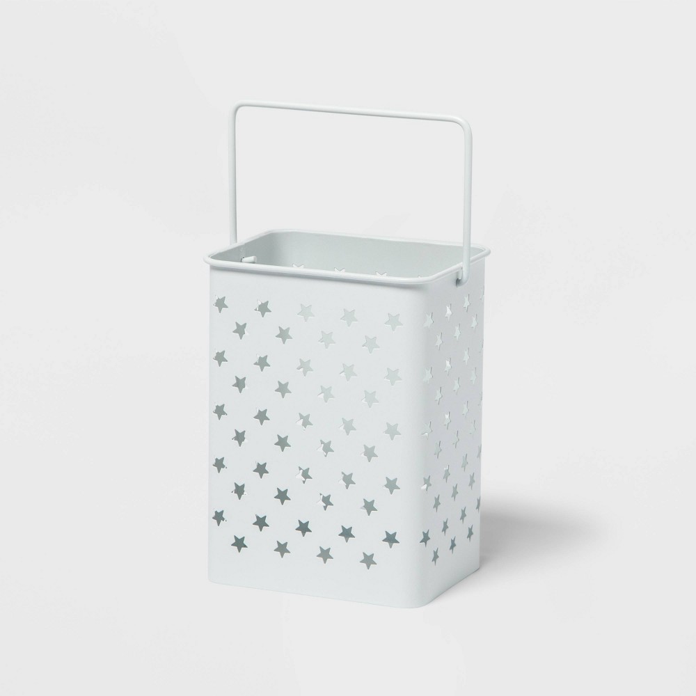 Photos - Other interior and decor White Utensil Tin with Die Cut Stars - Sun Squad™