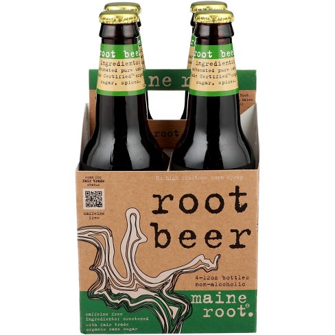 Maine Root Root Beer Soda - Case Of 6 - 4 Pk/12 Fl Oz : Target