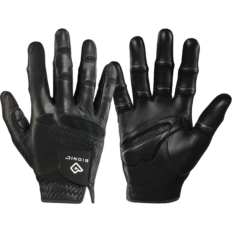 Bionic Men's StableGrip Natural Fit Right Hand Golf Glove - Black, 1 of 5