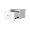 Kumasinova Floating Wooden Nightstand with Top Shelf,Wall-Mounted Night Stand with Drawers,Space Saving Bedside Table for Bedroom - 4 of 4