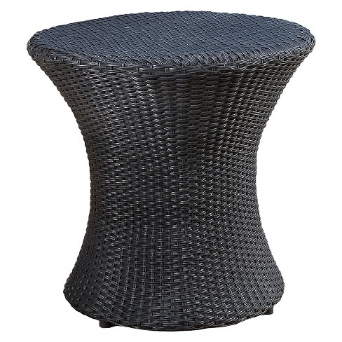 Adriana Wicker Patio Accent Table Christopher Knight Home Target