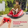 Costway Bumper Car for Kids Electric Ride on Car with Remote Control Joystick Flashing LED Lights - 2 of 4