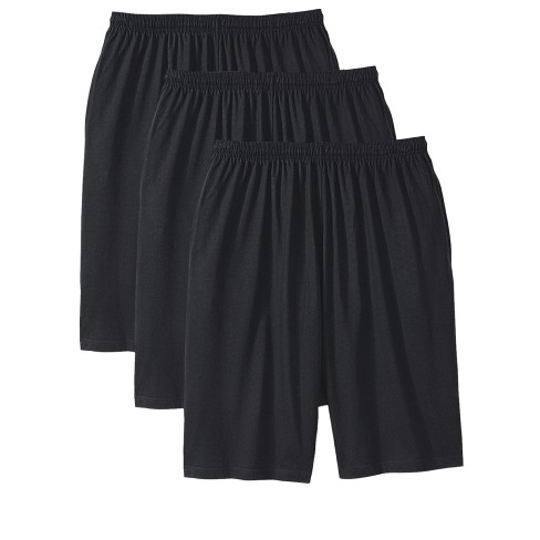 Kingsize Men's Big & Tall Lightweight Extra Long Shorts 3-pack - Tall - Xl,  Classic Black : Target