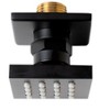 ALFI Black Matte 2 Inches Square Adjustable Shower Body Spray - 4 of 4