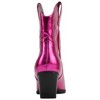 Soda “BLAZING” Women's Western Ankle Boots, Stitched, Pointed Toe, Low Heel - 3 of 4