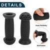 Unique Bargains Child Bike Handlebar Grips Covers 3.94" Black 1 Pair - 3 of 4