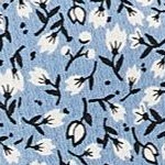 blue shadow ditsy floral