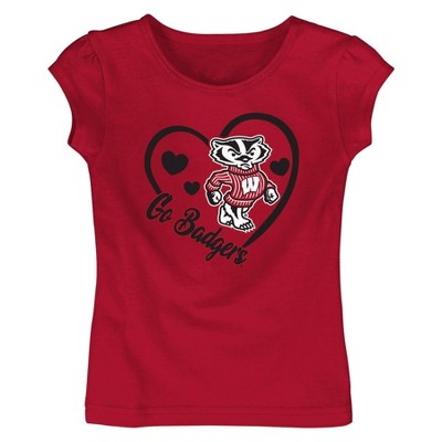 NCAA Wisconsin Badgers Toddler Girls' T-Shirt