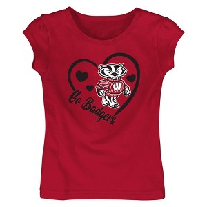 NCAA Wisconsin Badgers Toddler Girls' T-Shirt - 1 of 1