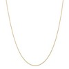 Black Bow Jewelry 0.95mm, 14k Yellow Gold, Cable Rope Chain Necklace - image 3 of 4