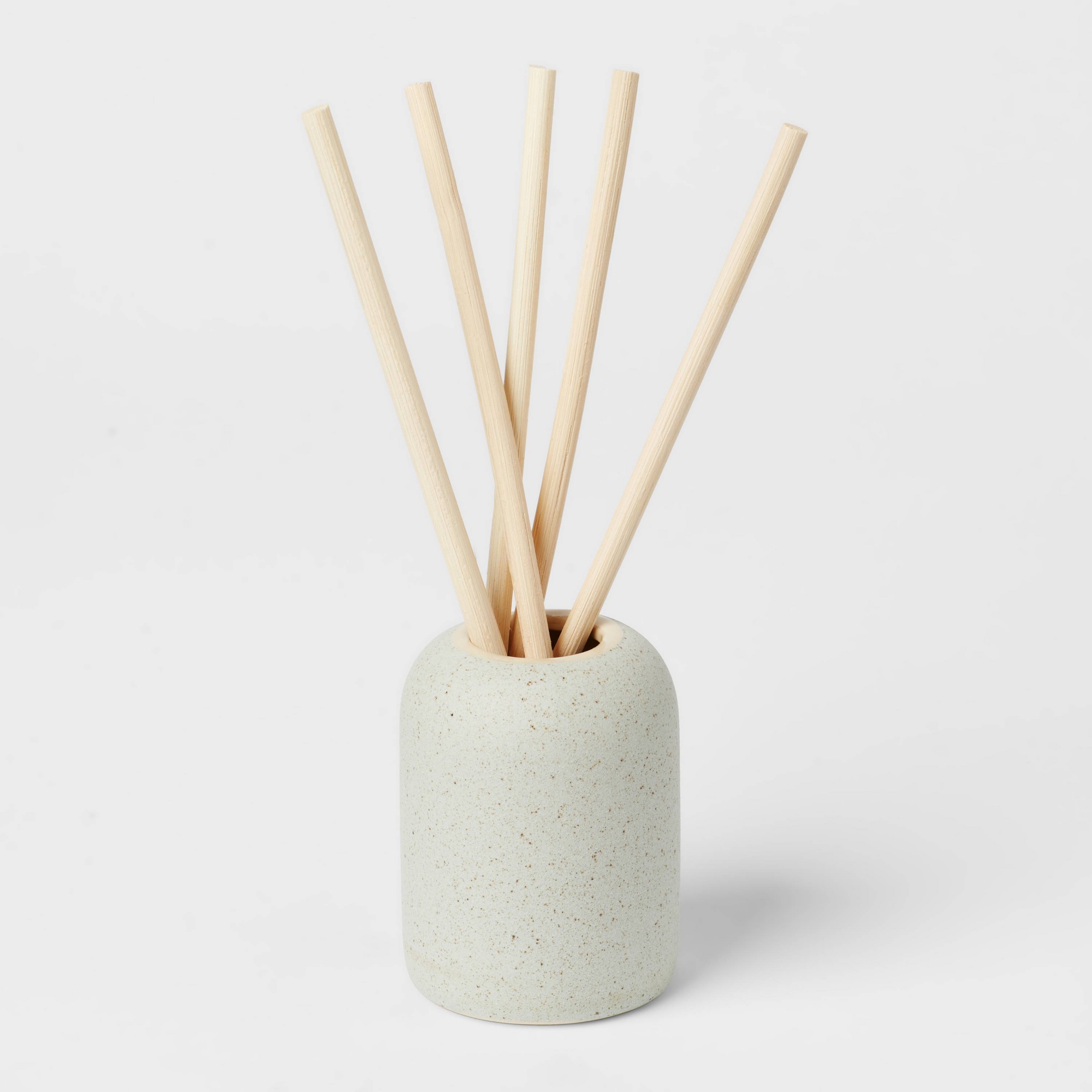 Matte Textured 100ml Ceramic Diffuser Blue/Seagrass and Bergamot - Threshold™