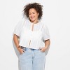 Women's Puff Sleeve Flyaway Blouse - Wild Fable™ - 2 of 3