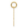 Black Bow Jewelry 14k Yellow Gold, Jersey Collection, Small Number 23 Pendant - 2 of 4