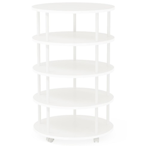 4 Tier Rolling Cubby Shoe Rack Gray - Brightroom™ : Target