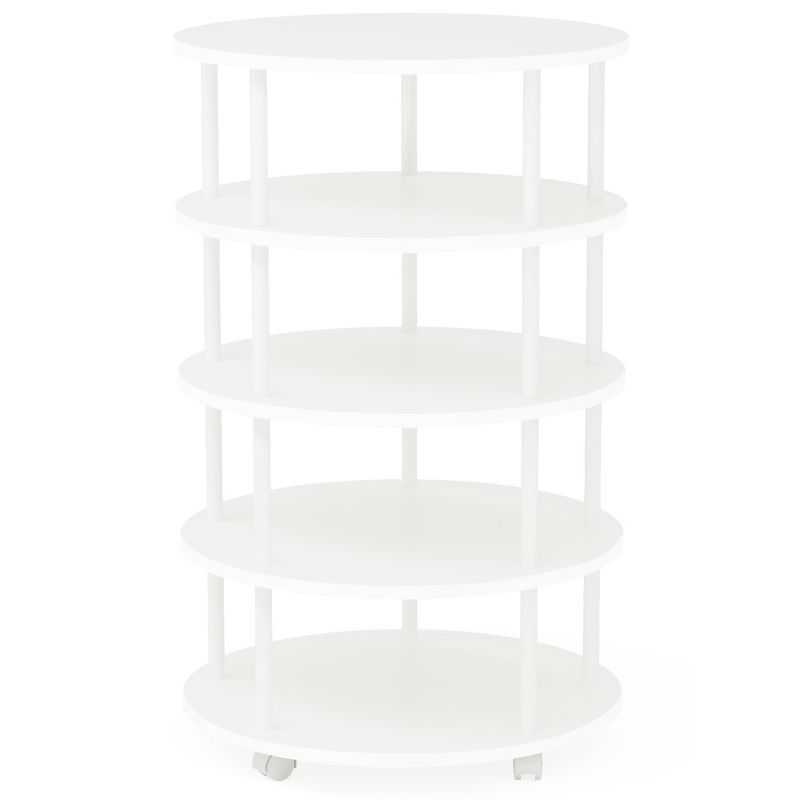 Tribesigns 5-Tier Rotating Shoe Rack, 1 of 9