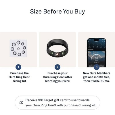 OURA - Brandclub - Oura Ring Gen3 Heritage Black US6