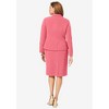 Jessica London Women's Plus Size 2-Piece Stretch Crepe Single-Breasted Jacket Dress - 3 of 4