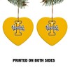 University of Idaho Primary Logo HeartShaped Porcelain Holiday Christmas Tree Ornament  2.8" - 4 of 4