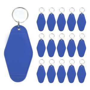Unique Bargains Blank Vintage Motel Keychain for DIY Ornament Luggage Labels - 1 of 4