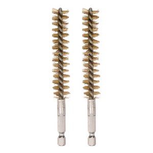 Unique Bargains Sturdy Wear-resistant 1/4" Hex Shank Handle Cleaning Brass Bore Brush - 1 of 4