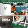Nesting Boxes for Chickens, Metal Roll Out Laying Nest Box with Perch, Secure Lid Wall Mount or Free Standing - 4 of 4