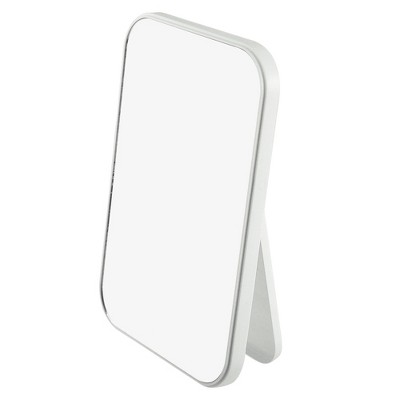 Unique Bargains Foldable Makeup Mirror Dressing Desk Bedroom Travel Portable Mirror for Girl Women