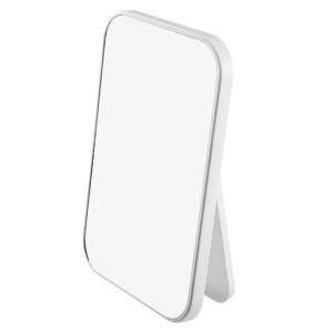 Unique Bargains Foldable Makeup Mirror Dressing Desk Bedroom Travel Portable Mirror for Girl Women - 1 of 4