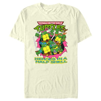 TEENAGE MUTANT NINJA TURTLES Official Men's Michaelangelo Shell T-Shirt Sz  Large