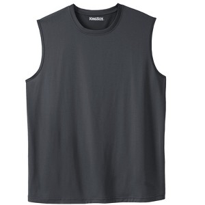 KingSize Men's Big & Tall No Sweat Muscle Tee - 1 of 4