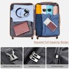 Lightweight Luggage Sets 4 Piece ABS Durable Suitcase with Travel Bag, Spinner Wheels Luggage Set with TSA Lock, Carry On Luggage Set - Cuddlewood - 2 of 4