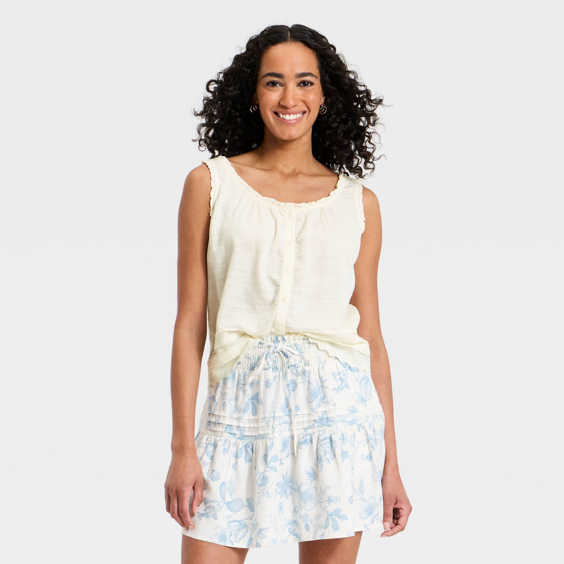 Women's Pintuck Blouse - Universal Thread™