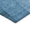 Teal Blue Aqua And Turquoise Ombre Washable Indoor Outdoor Area Rug - 4 of 4