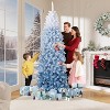 Acekool Snow Flocked Prelit Artificial Tree, Festive Decor for Home or Office - 2 of 4