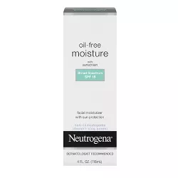 Neutrogena Oil Free Facial Moisturizer SPF 15 Sunscreen & Glycerin - 4 fl oz